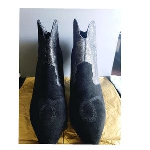 Lola Cruz Ivy Calf fur $450 Ankle Boot 38